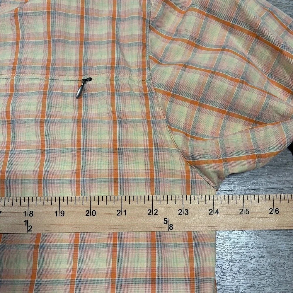 Simms Shirt Mens Large Cor3 Plaid Short Sleeve‎ Button Up Fishing Travel Outdoor